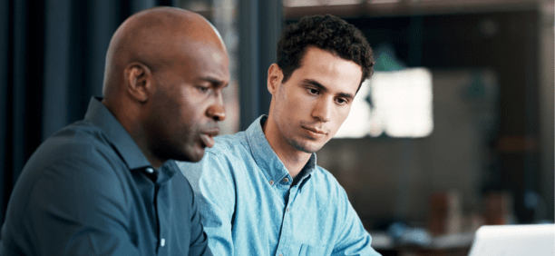 Employee meets about benefits