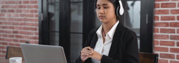 Woman working
