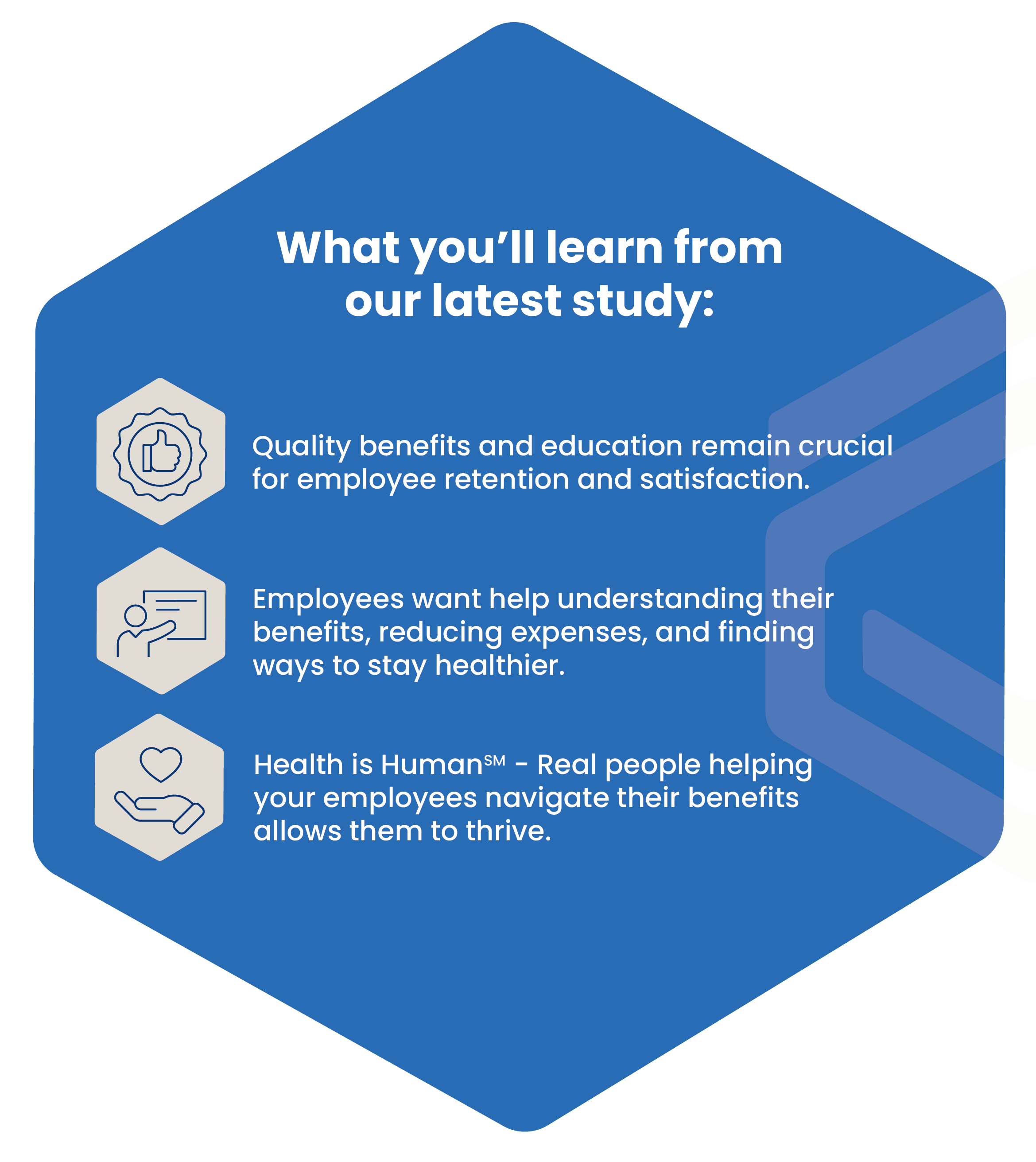 Hexagon shape for 2025 consumer study