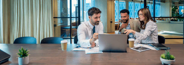 Broker meets with employees